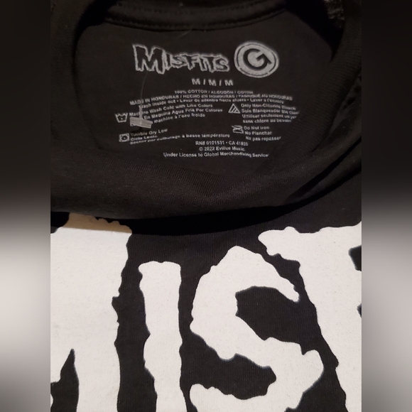 Misfits Adult Unisex Graphic Short Sleeve T-Shirt Size Medium - Picture 4 of 4